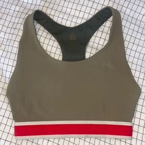 Tracksmith Run Bra in Driftwood, Women’s size small